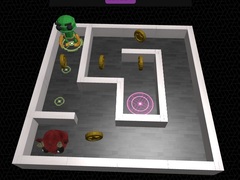 ゲーム3D迷路とロボットオンライン