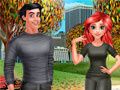 ゲームカップルの秋服オンライン
