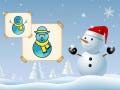 ゲームハッピー雪だるまの塗り絵オンライン