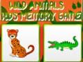 ゲーム子供向けの野生動物メモリーゲームオンライン