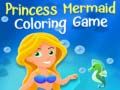 ゲームプリンセス人魚の塗り絵ゲームオンライン