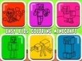 ゲーム簡単な子供の塗り絵Minecraftオンライン