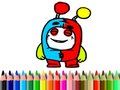 ゲーム学校へ戻る：OddBods 塗り絵ブックオンライン