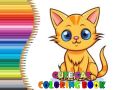 ゲームかわいい猫の塗り絵オンライン