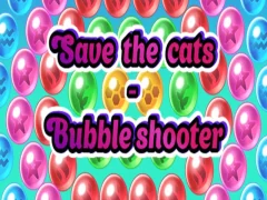 ゲームキャッツバブルシューターを保存しますオンライン
