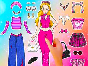 ゲーム紙人形の日記：DIYをドレスアップしますオンライン
