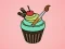 ゲームおいしいカップケーキの塗り絵オンライン