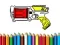 ゲーム学校に戻る：Nerf 塗り絵ブックオンライン