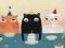 ゲーム面白い猫のスライドオンライン