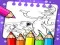 ゲーム帽子をかぶった猫の塗り絵オンライン