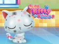ゲームかわいい子猫のケアオンライン