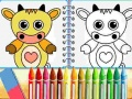 ゲームかわいいペットの塗り絵ページオンライン