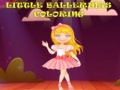 ゲームリトルバレリーナの塗り絵オンライン
