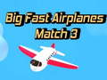 ゲーム大きくて速い飛行機マッチ3オンライン