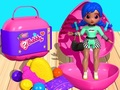 ゲームサプライズメイクアップドールのアンボックスオンライン