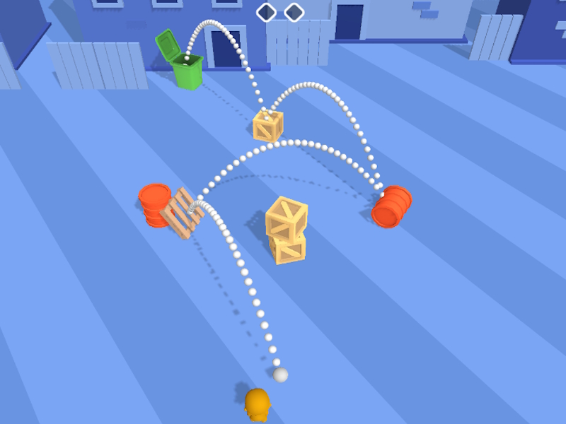 ゲームボールを3Dに渡しますオンライン