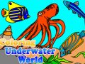 ゲーム水中世界の彩色オンライン