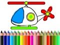 ゲーム学校に戻る: ヘリコプター塗り絵オンライン