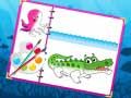 ゲーム海の生き物 塗り絵ブックオンライン