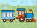 ゲーム子供のための列車色塗りオンライン
