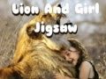 ゲームライオンと女の子のジグソーパズルオンライン