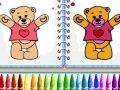 ゲームかわいいテディベアの色オンライン