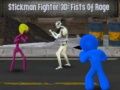 ゲームスティックマンファイター3D: 怒りの拳オンライン