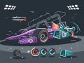 ゲーム強力な車のメモリーオンライン