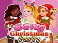 ゲーム女の子たちがクリスマスパーティーをするオンライン