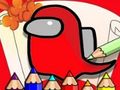 ゲームAmong Us 塗り絵オンライン