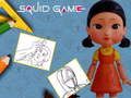 ゲームイカゲーム塗り絵本オンライン