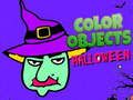 ゲームハロウィンのカラフルなオブジェクトオンライン