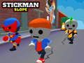 ゲームスティックマンの傾斜オンライン
