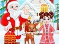 ゲームベイビーテイラークリスマスのトナカイ遊びオンライン