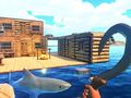 ゲームいかだの海でのサバイバルオンライン