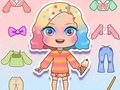 ゲームチビ人形メイクアップサロンオンライン