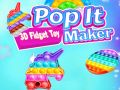 ゲームポップイット3Dフィジェットトイメーカーオンライン