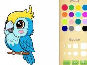 ゲームカワイイ動物塗り絵オンライン