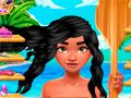 ゲームポリネシアの princess: 本物のヘアカットオンライン