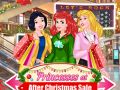ゲームクリスマス後のセールのプリンセスたちオンライン