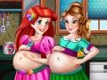 ゲーム妊娠中の美しい親友オンライン
