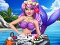 ゲームプリンセスマーメイドメイクスタイルオンライン