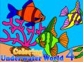 ゲーム水中世界の塗り絵 4オンライン