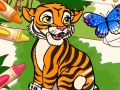 ゲーム私を塗って：ジャングルの動物たちオンライン
