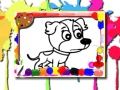 ゲーム犬の塗り絵オンライン