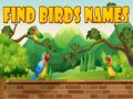 ゲーム鳥の名前を見つけるオンライン