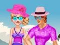 ゲームカップルのハワイ旅行オンライン