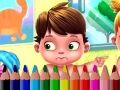 ゲーム学校に戻る：赤ちゃんの塗り絵本オンライン