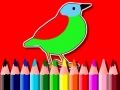 ゲーム学校へ戻る：鳥の塗り絵オンライン