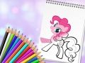 ゲームかわいいポニーの塗り絵ブックオンライン